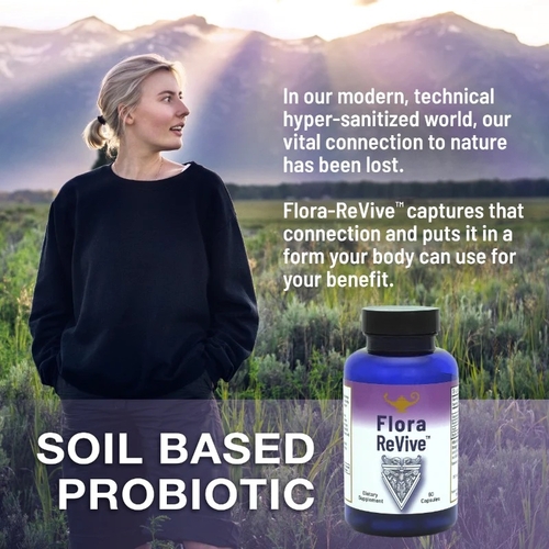 Flora ReVive - Probiotico con estratti di torba - Capsule
